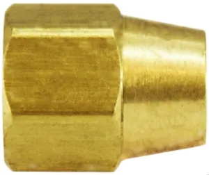 1/2" X 1/4" Comp Brass Compression Long Nut Adapter