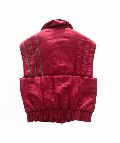 1980s GUCCI PINK PUFFER GILET VEST JACKET