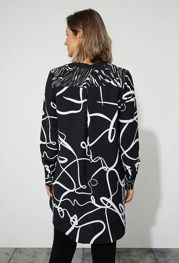 Abstract Print Tunic-1