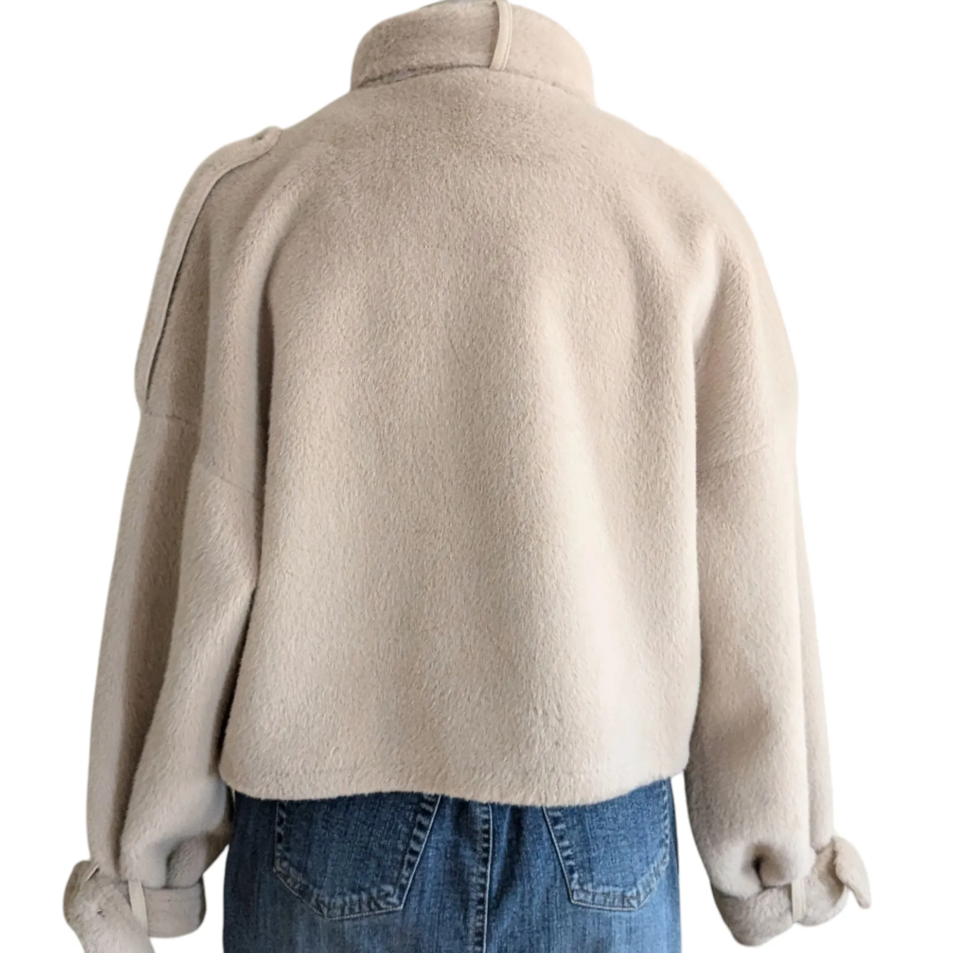 Akira Fuzzy Bomber Jacket Size Large