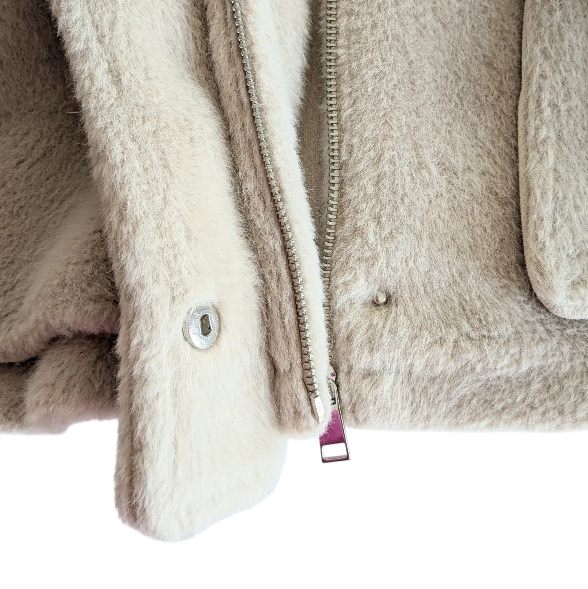 Akira Fuzzy Bomber Jacket Size Large