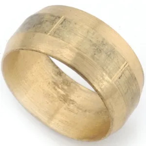 Anderson Metals 730060-10 Pipe Sleeve, 5/8 in Compression, Brass :CD: QUANTITY: 10
