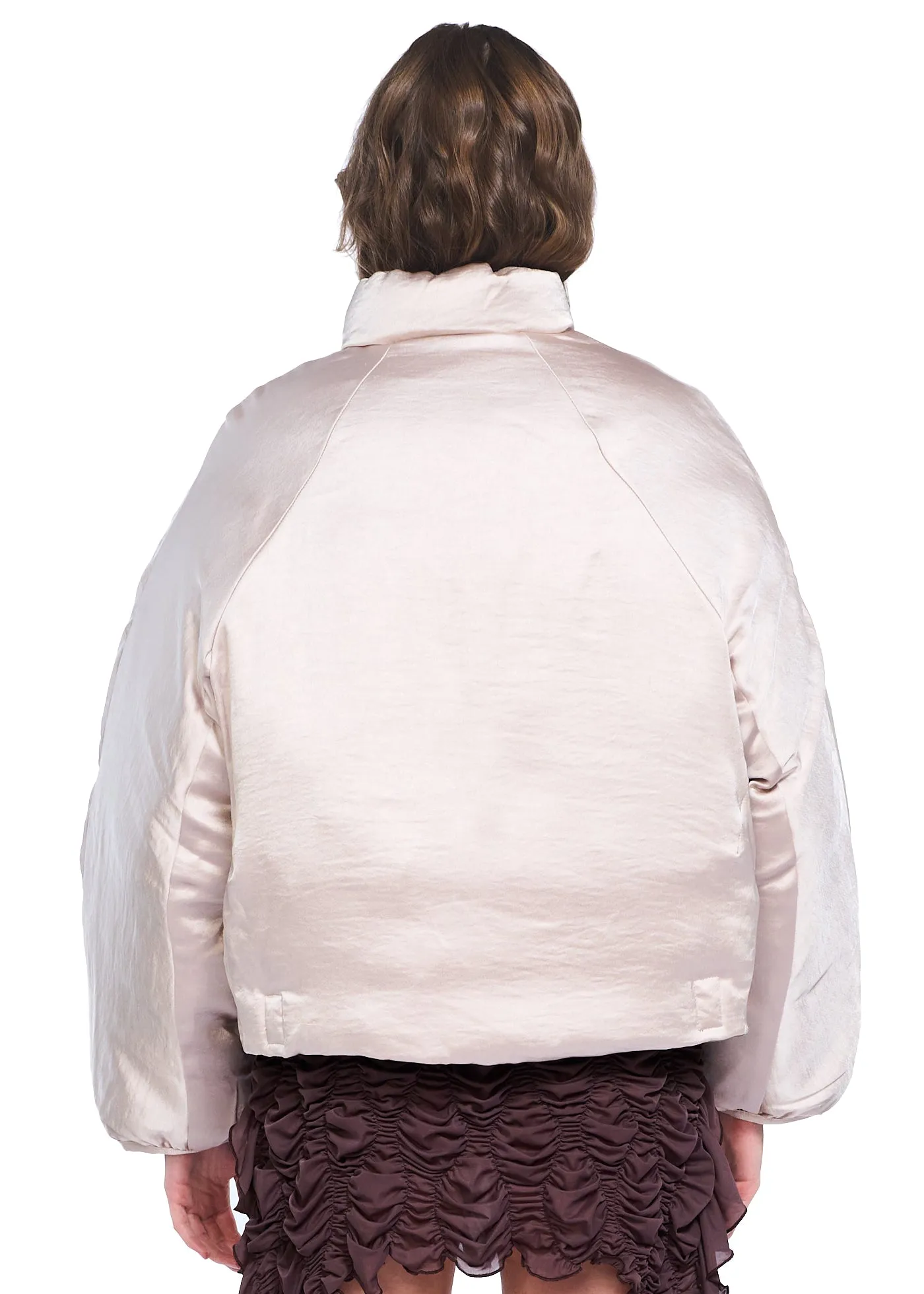 ANGGAE Satin Reversible Duck Down Outer