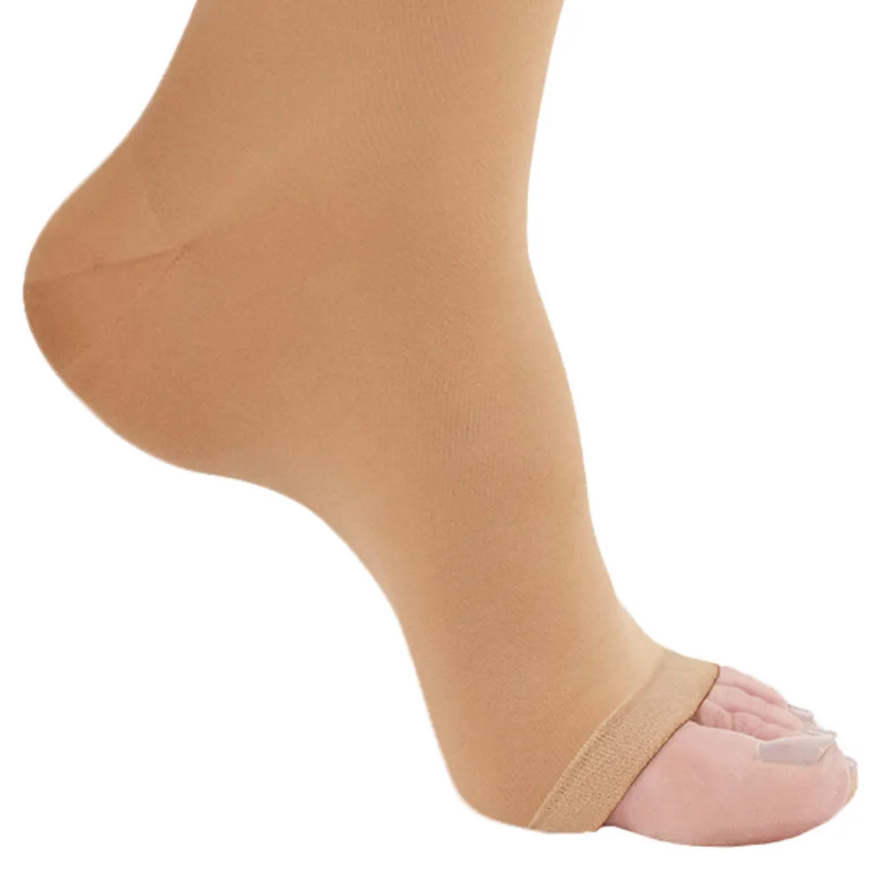 AW Style 320 Anti-Embolism Open Toe Thigh High Stockings - 18 mmHg