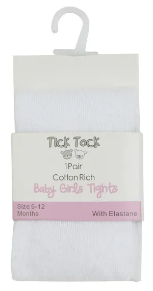 Baby Girl Plain White Tight