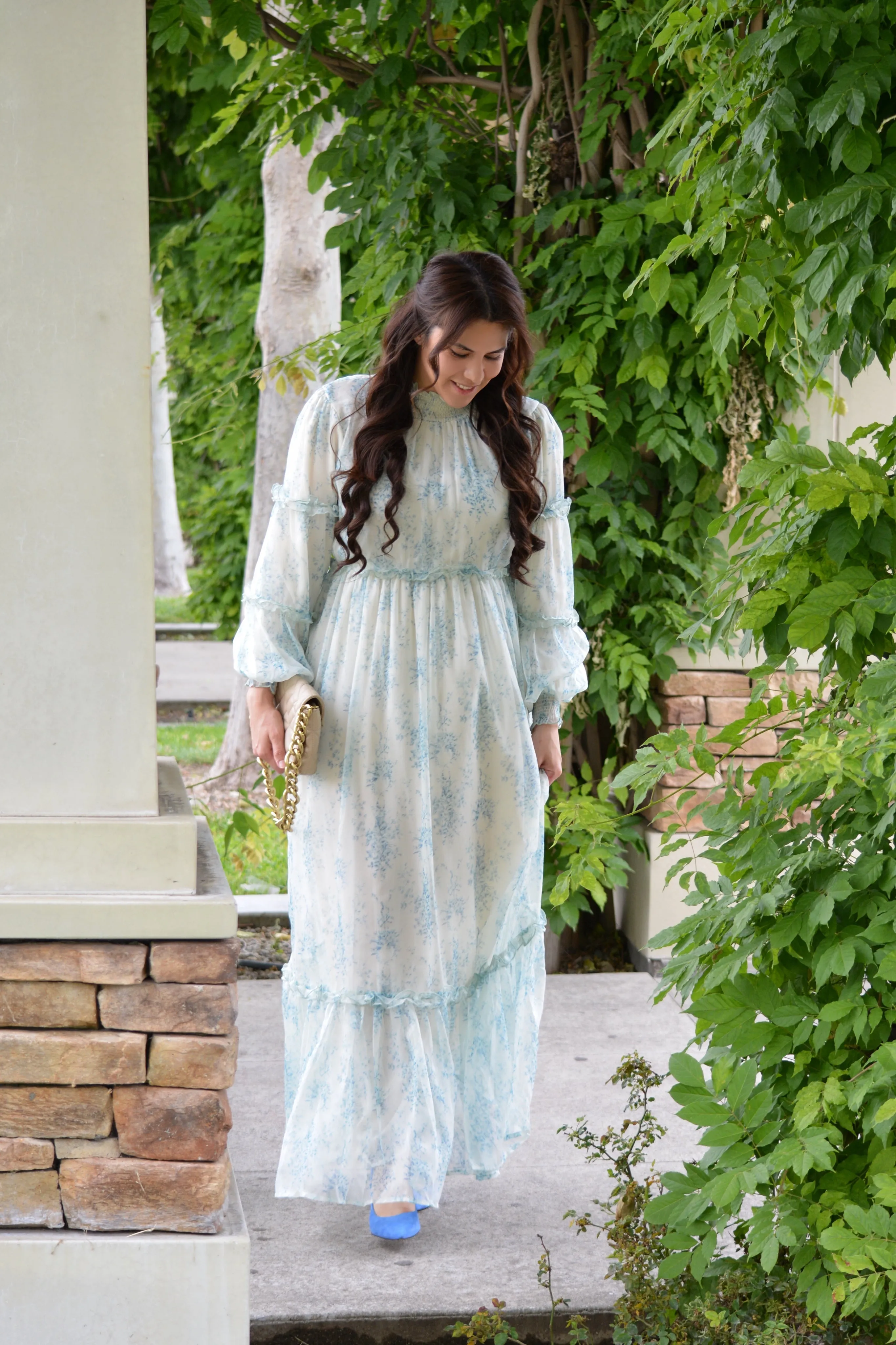 Barcelona Teal Maxi Dress