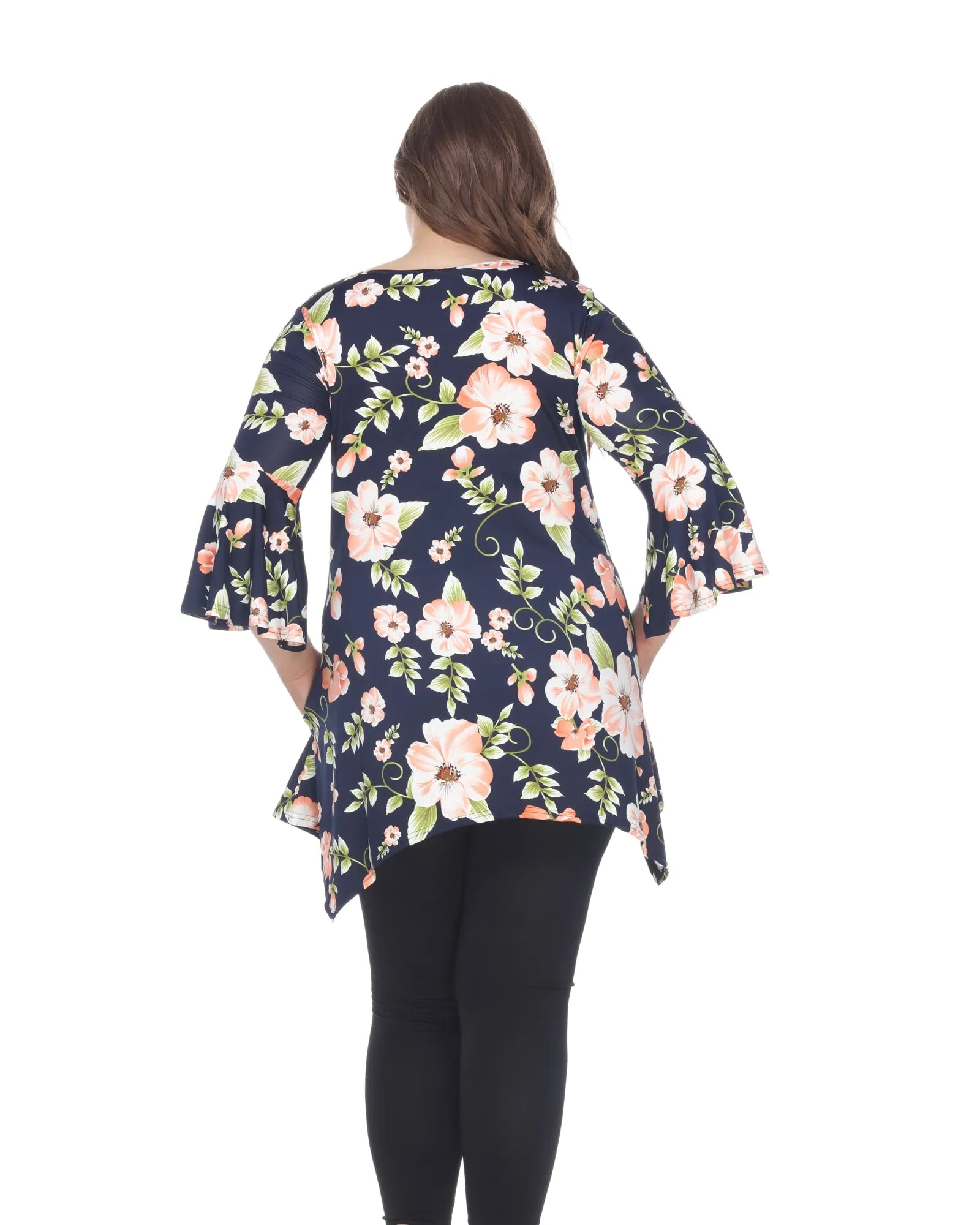 Blanche Tunic Top | Peach Flower