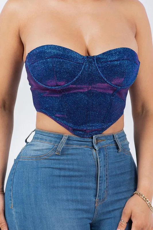 Blue Iridescence Top | Shimmering (C33)