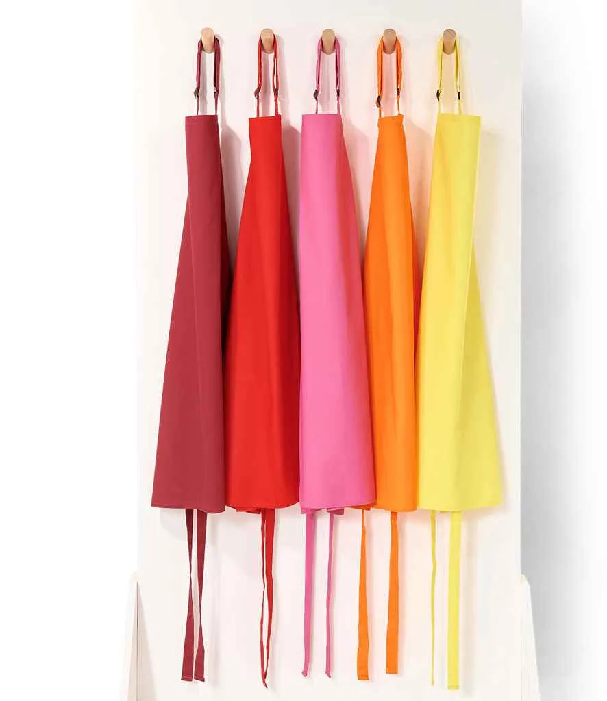 Brand Lab Adjustable Bib Apron | Burgundy