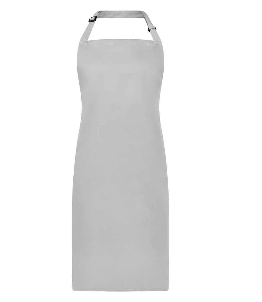 Brand Lab Adjustable Bib Apron | Silver
