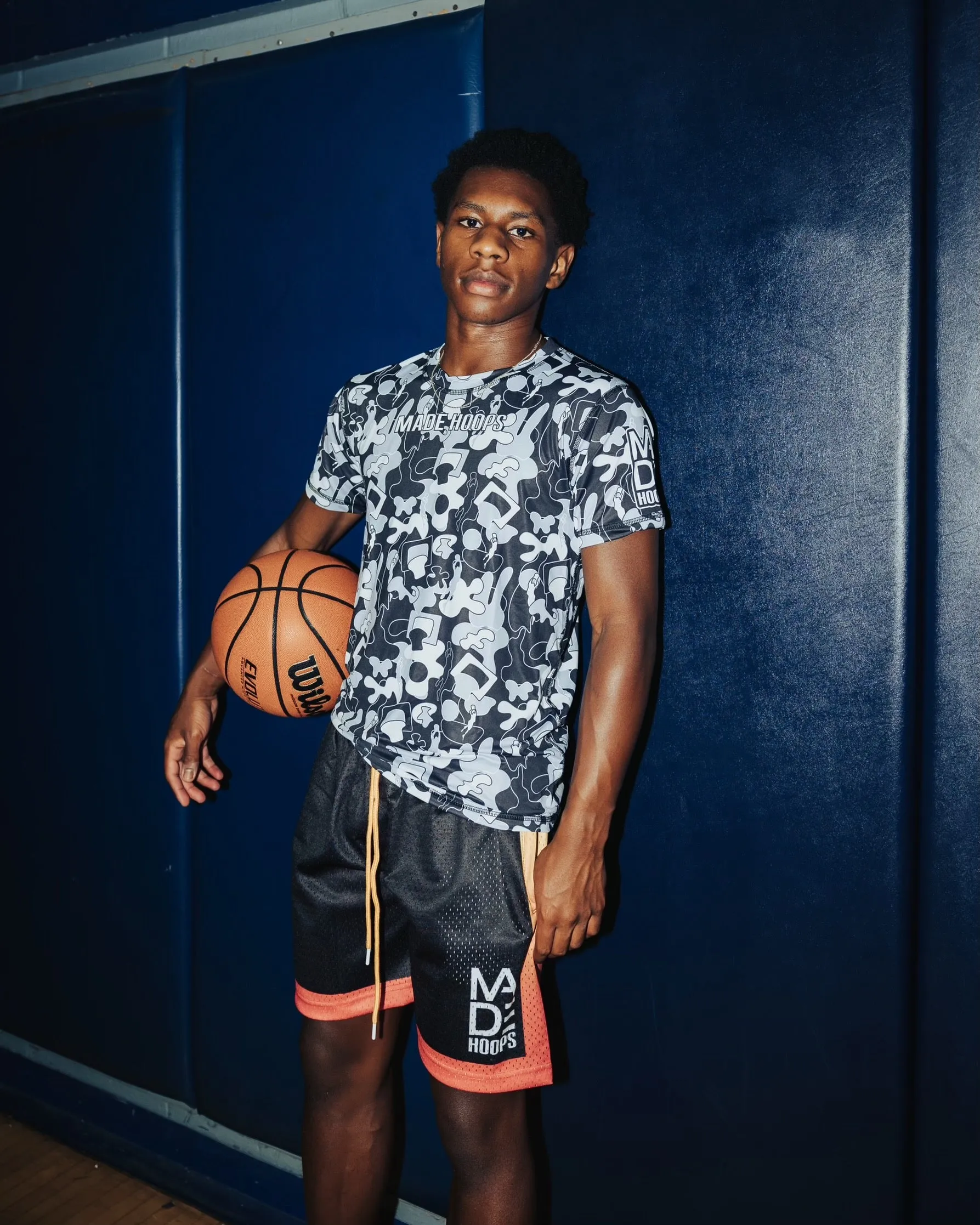 Camo Compression T-Shirt | Black