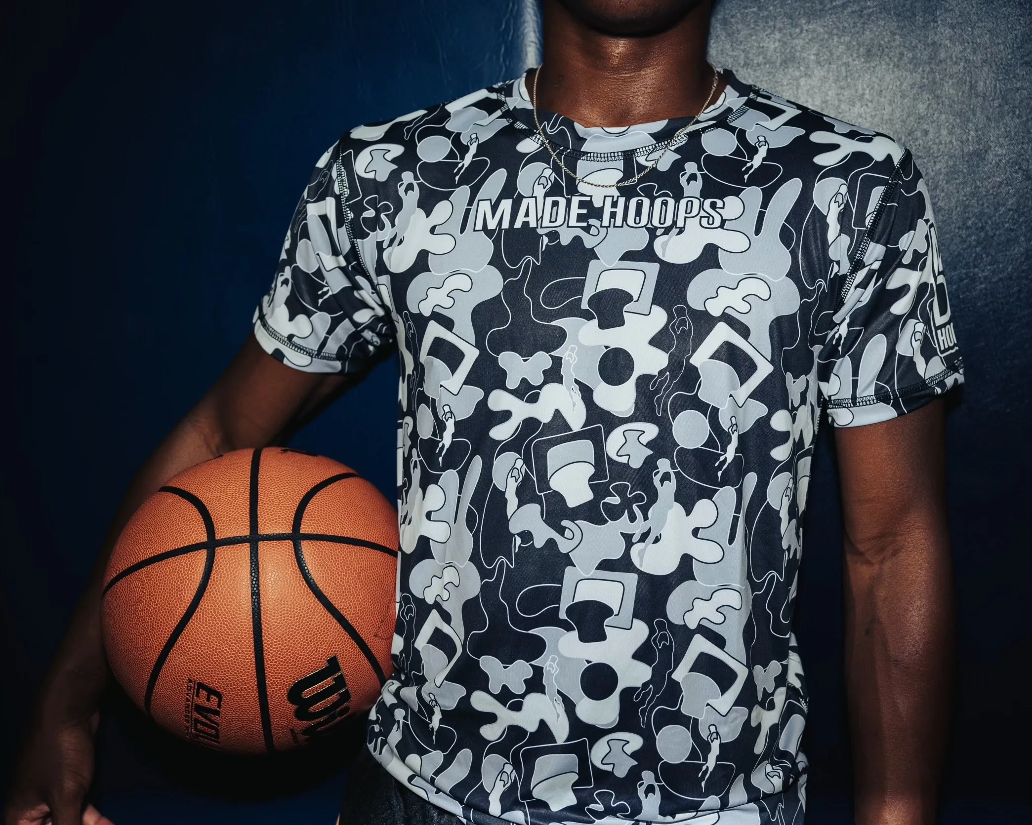 Camo Compression T-Shirt | Black
