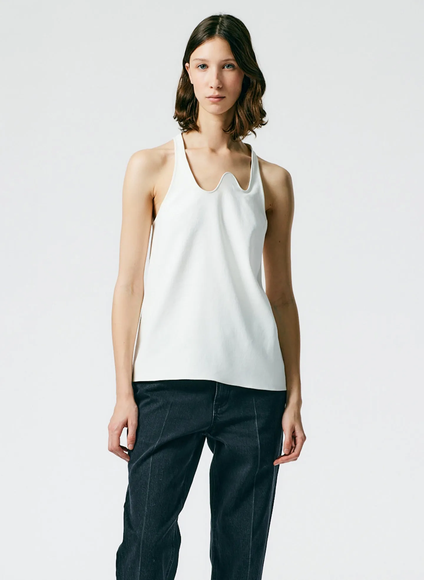 Chalky Drape Squiggly Tank