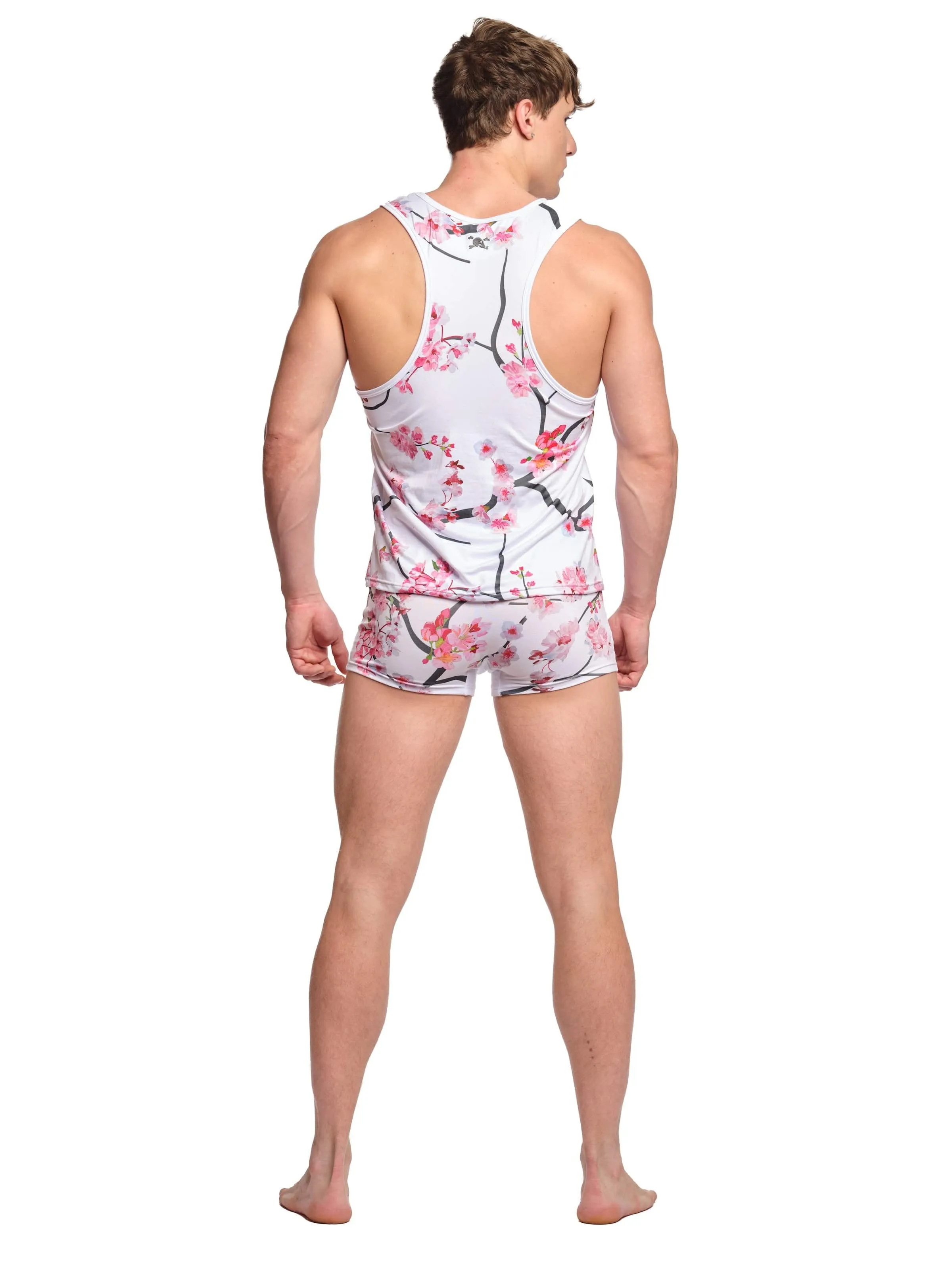 Cherry Blossom Tank White