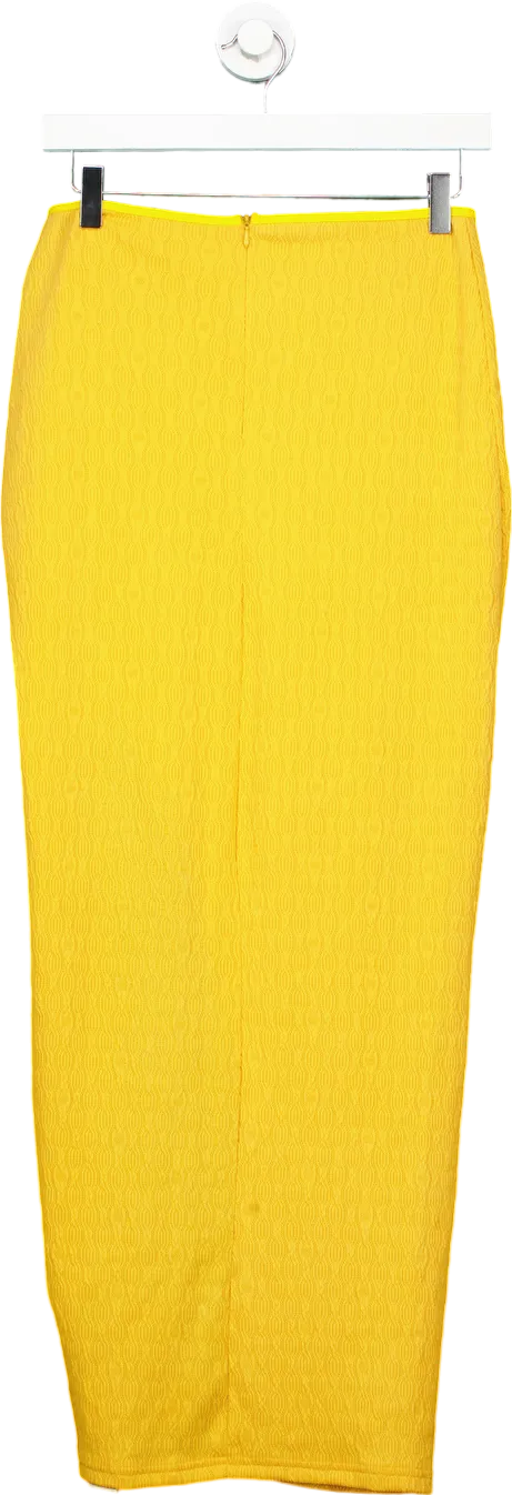 Cider Yellow Maxi Skirt UK M