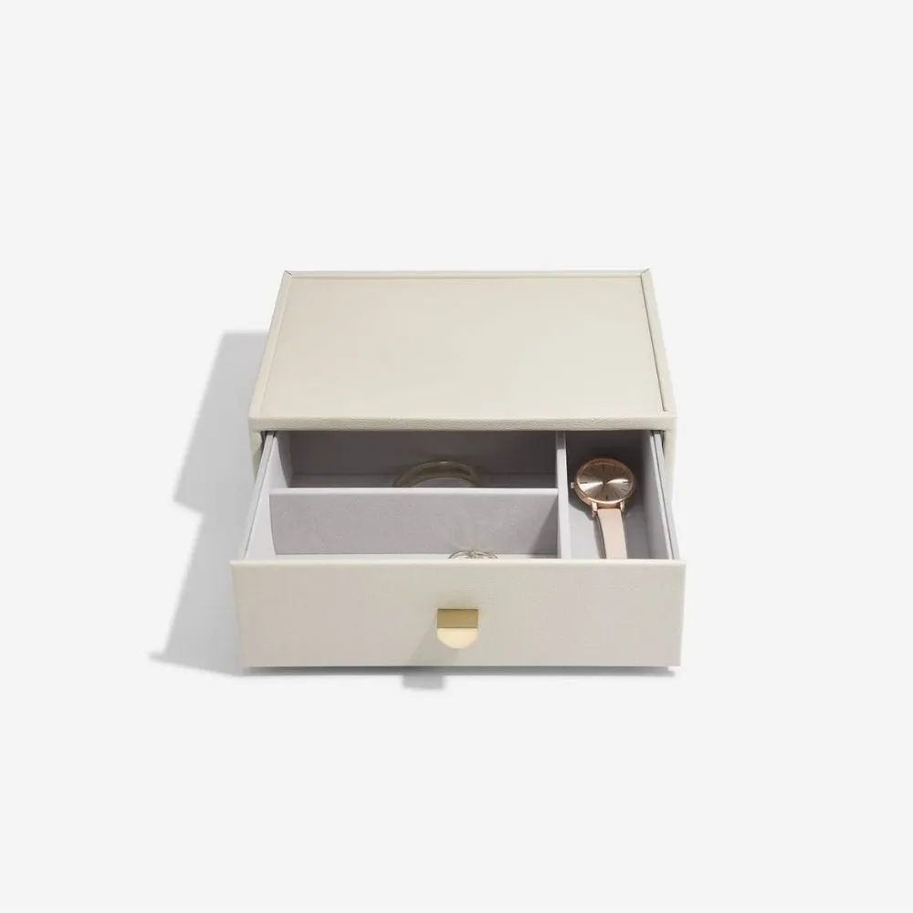Classic 3 Drawer Jewellery Box - Oatmeal - 75889