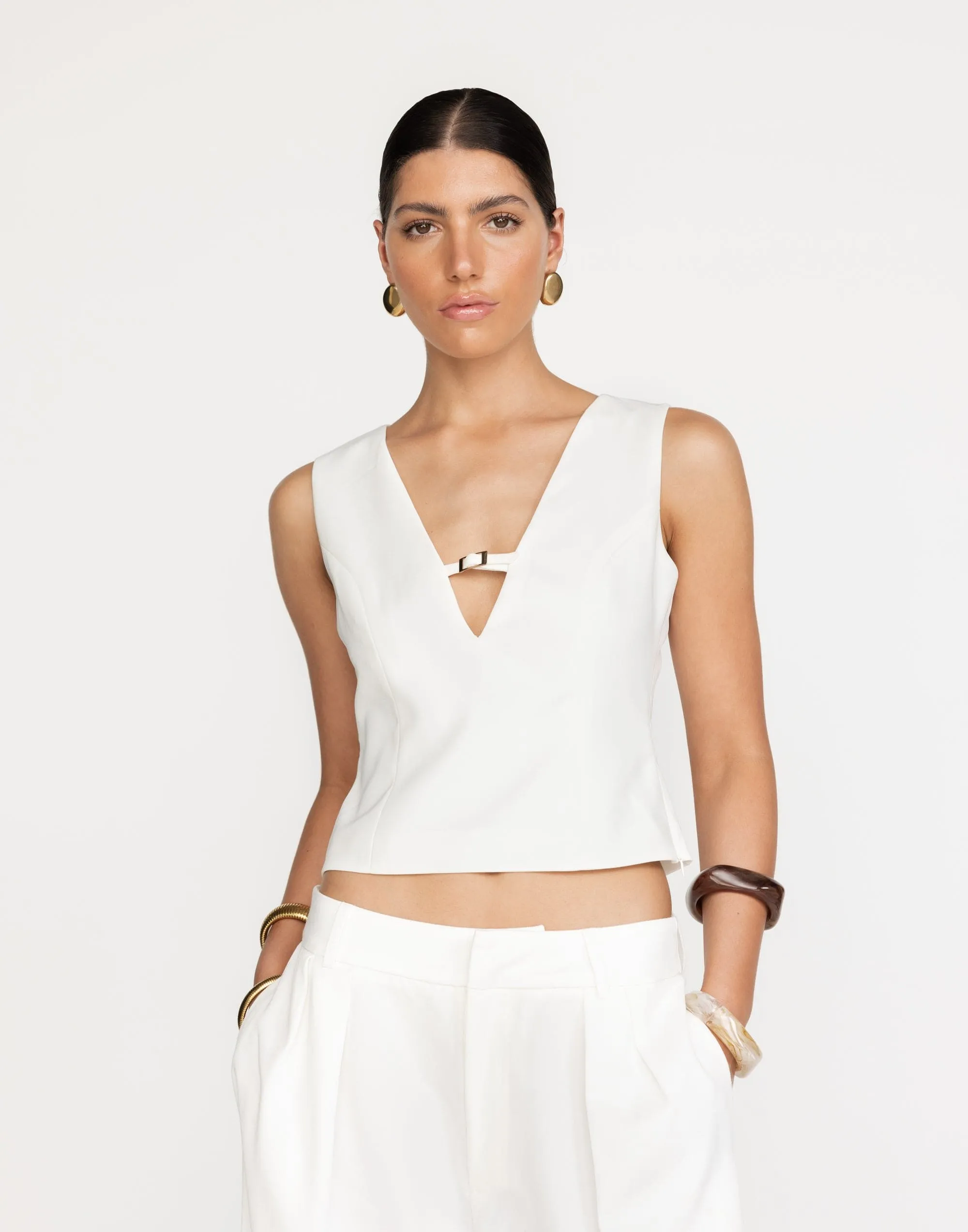 Cressida Top (White)