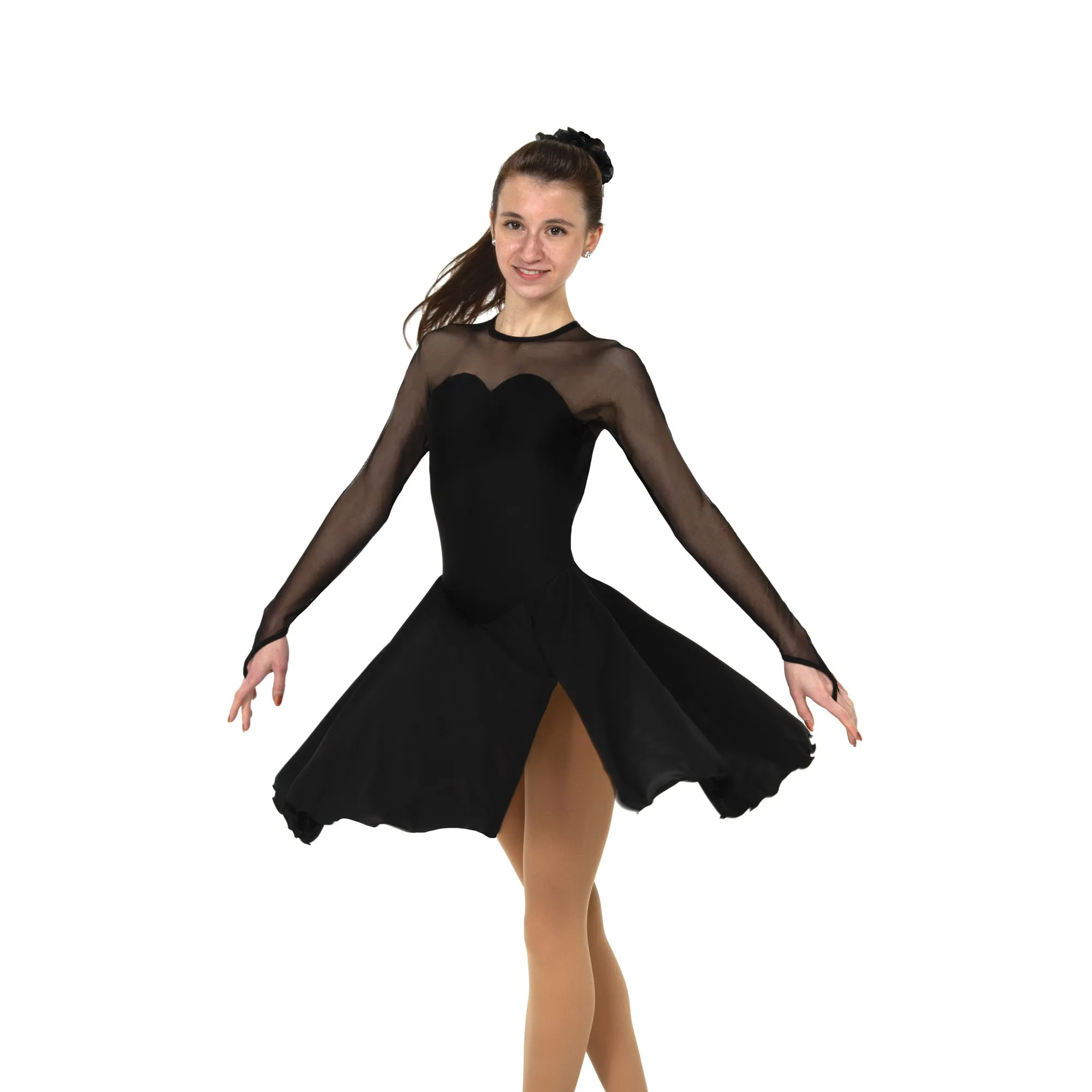 D22016P Competition Figure Skating Sweetheart Dance Dress PLAIN