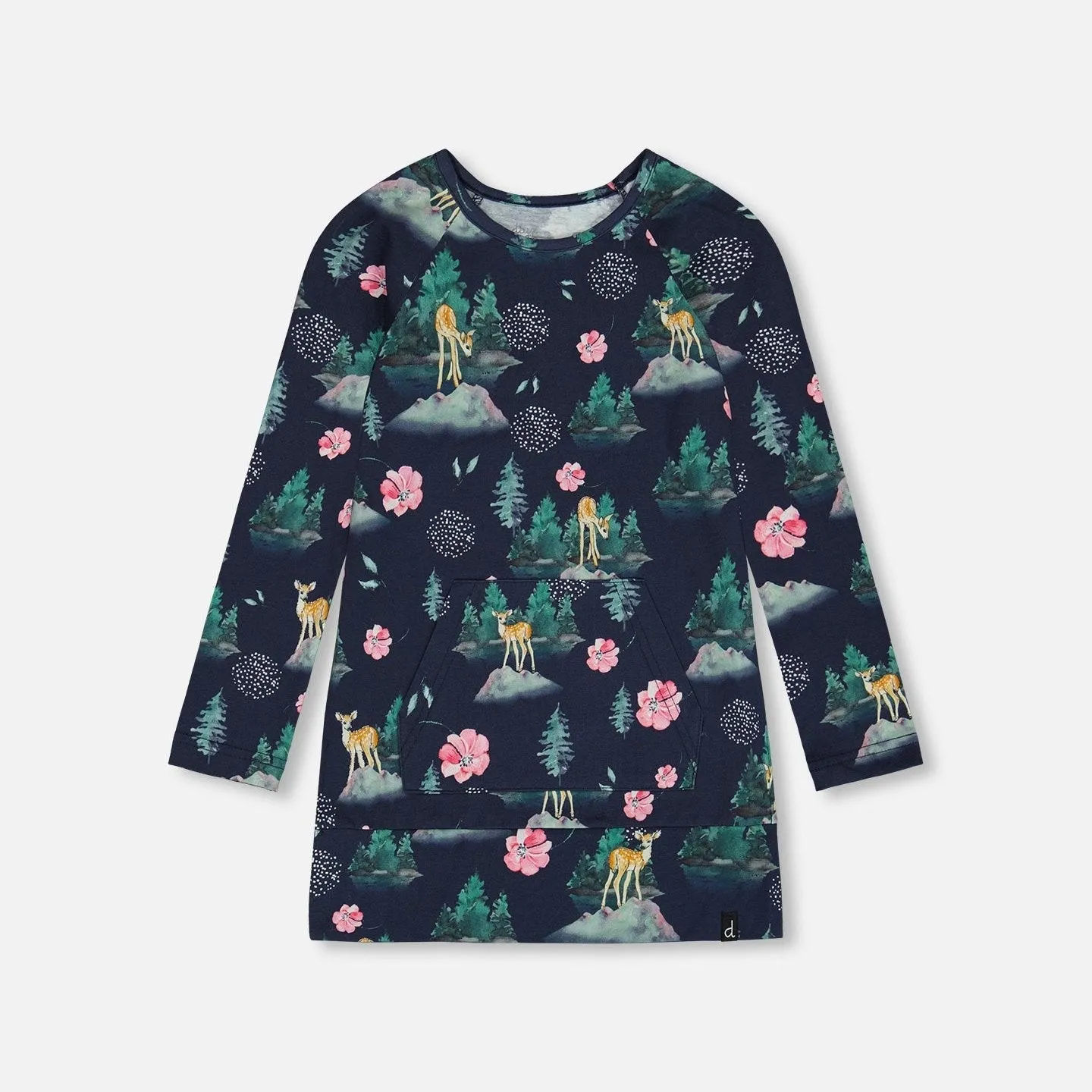 Deux Par Deux Tunic Top - Navy Outdoor
