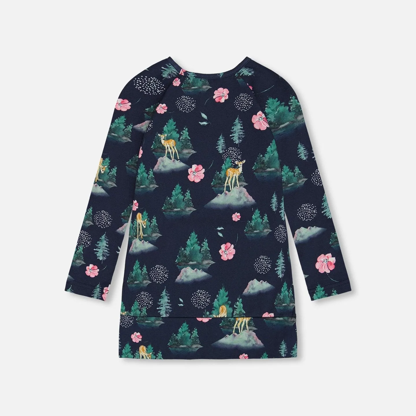 Deux Par Deux Tunic Top - Navy Outdoor
