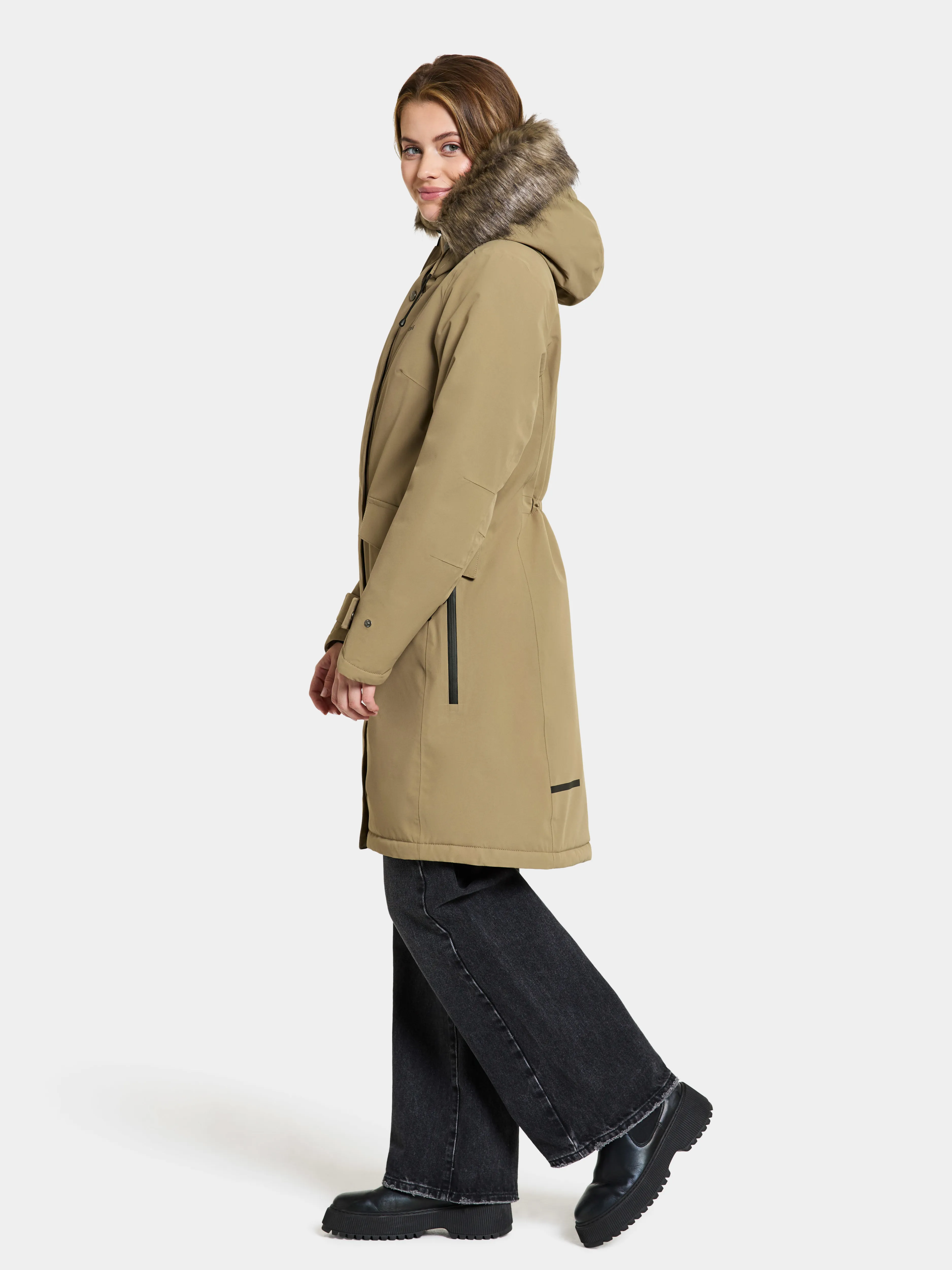 Didriksons Women&#x27;s Erika Parka 3 Wood | Buy Didriksons Women&#x27;s Erika Parka 3 Wood here | Outnorth