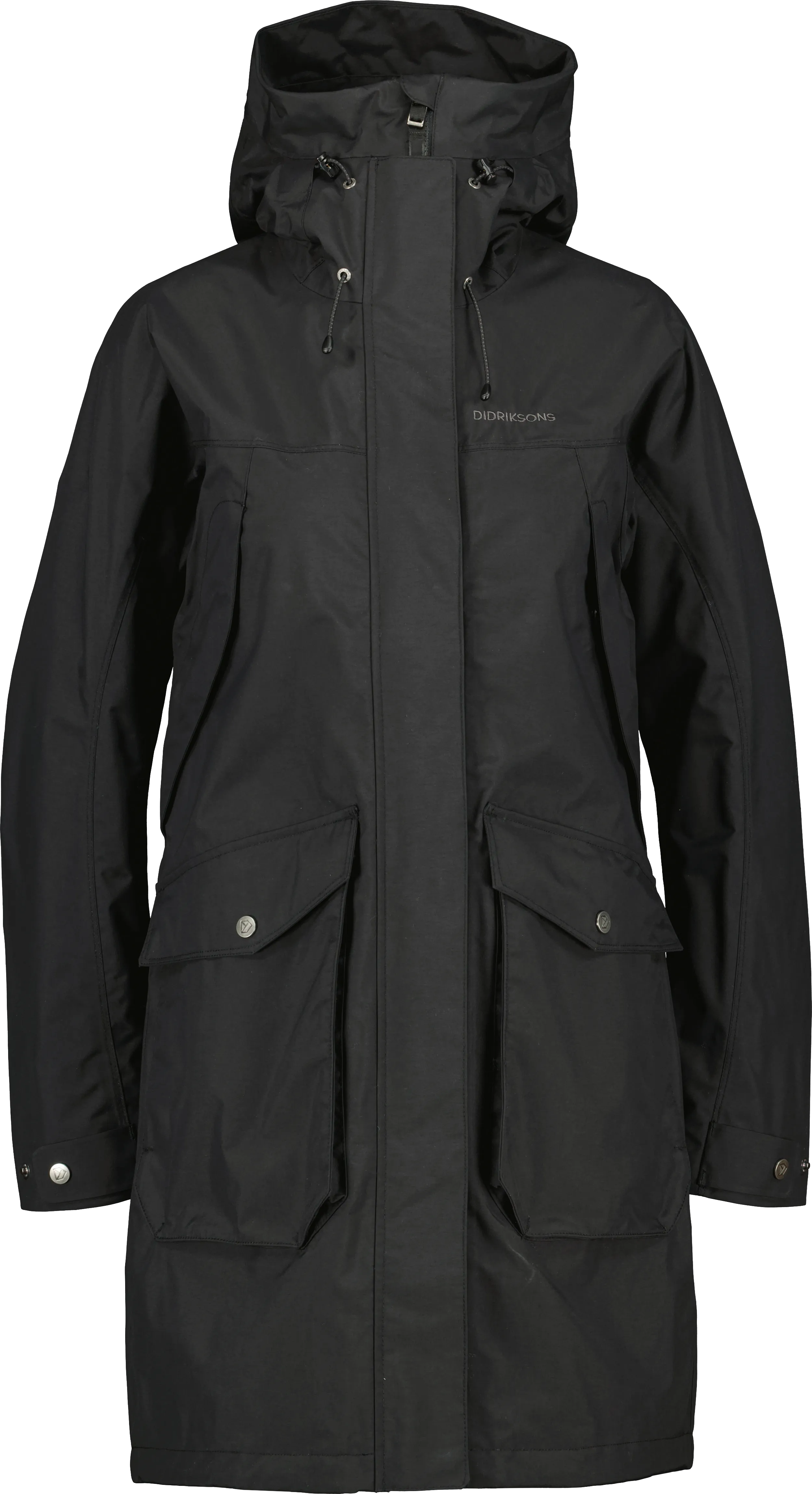 Didriksons Women&#x27;s Thelma Parka 10 Black | Buy Didriksons Women&#x27;s Thelma Parka 10 Black here | Outnorth