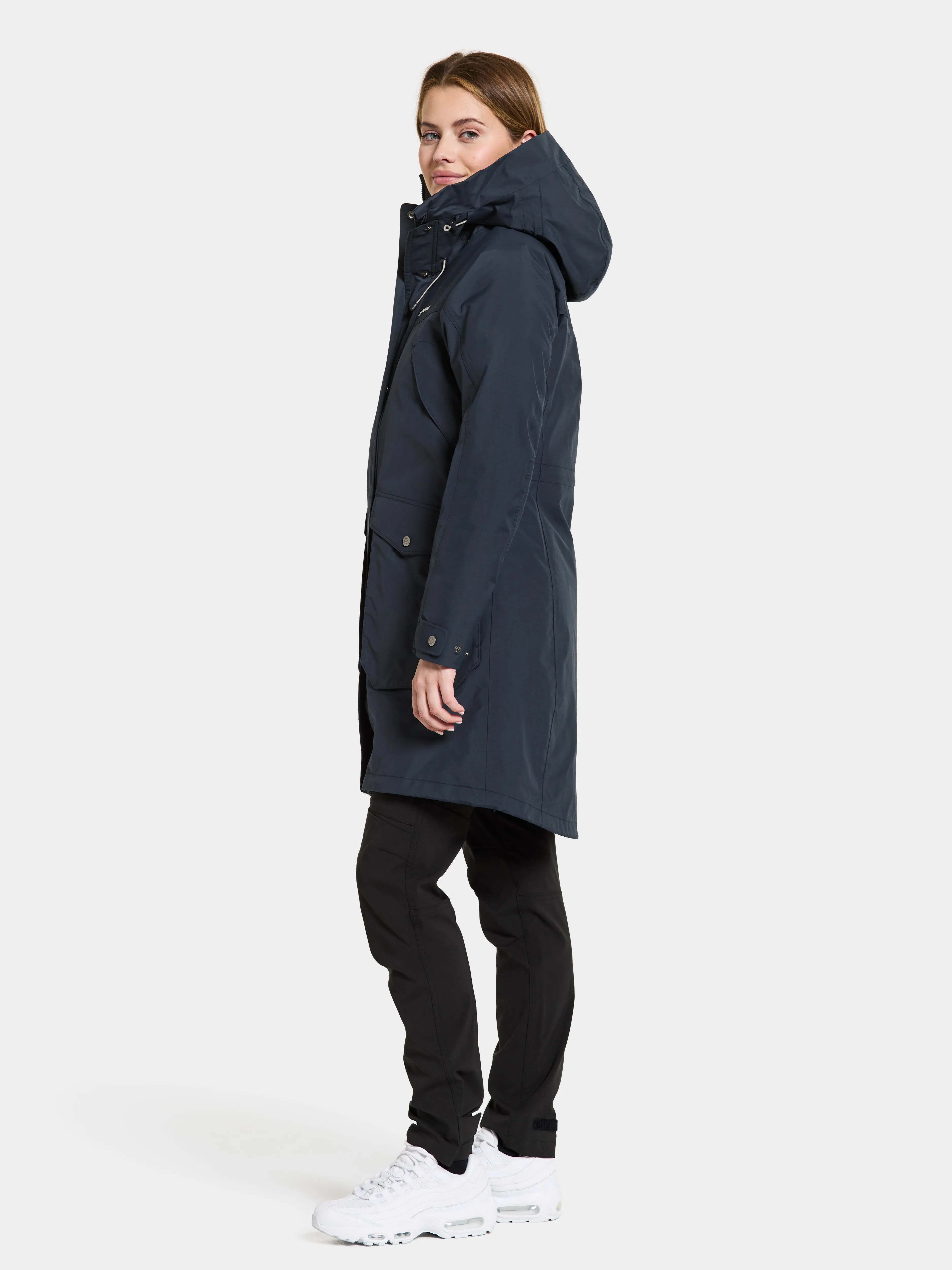 Didriksons Women&#x27;s Thelma Parka 10 Dark Night Blue | Buy Didriksons Women&#x27;s Thelma Parka 10 Dark Night Blue here | Outnorth