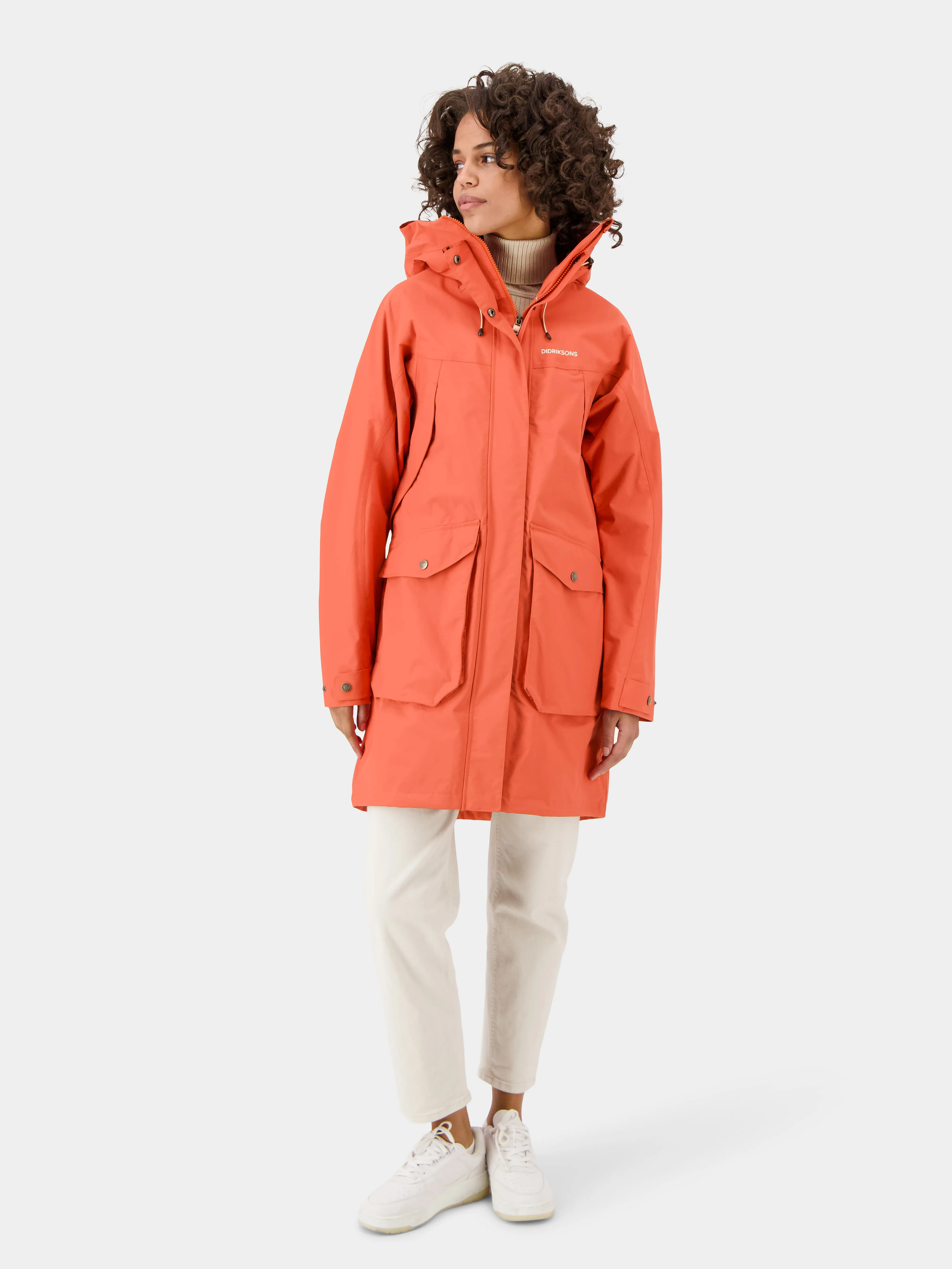 Didriksons Women&#x27;s Thelma Parka 9 Brique Red | Buy Didriksons Women&#x27;s Thelma Parka 9 Brique Red here | Outnorth