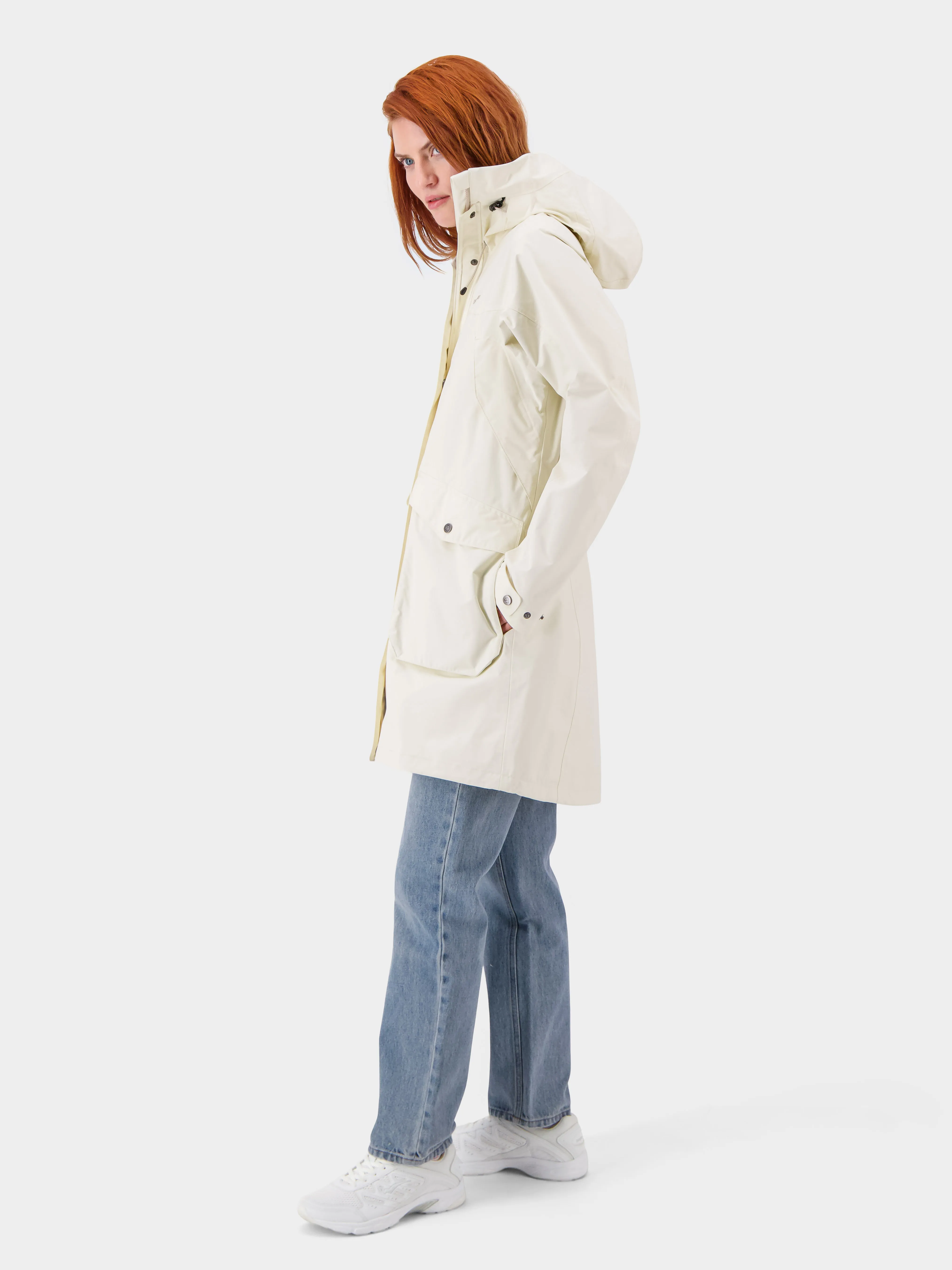 Didriksons Women&#x27;s Thelma Parka 9 Cream White | Buy Didriksons Women&#x27;s Thelma Parka 9 Cream White here | Outnorth