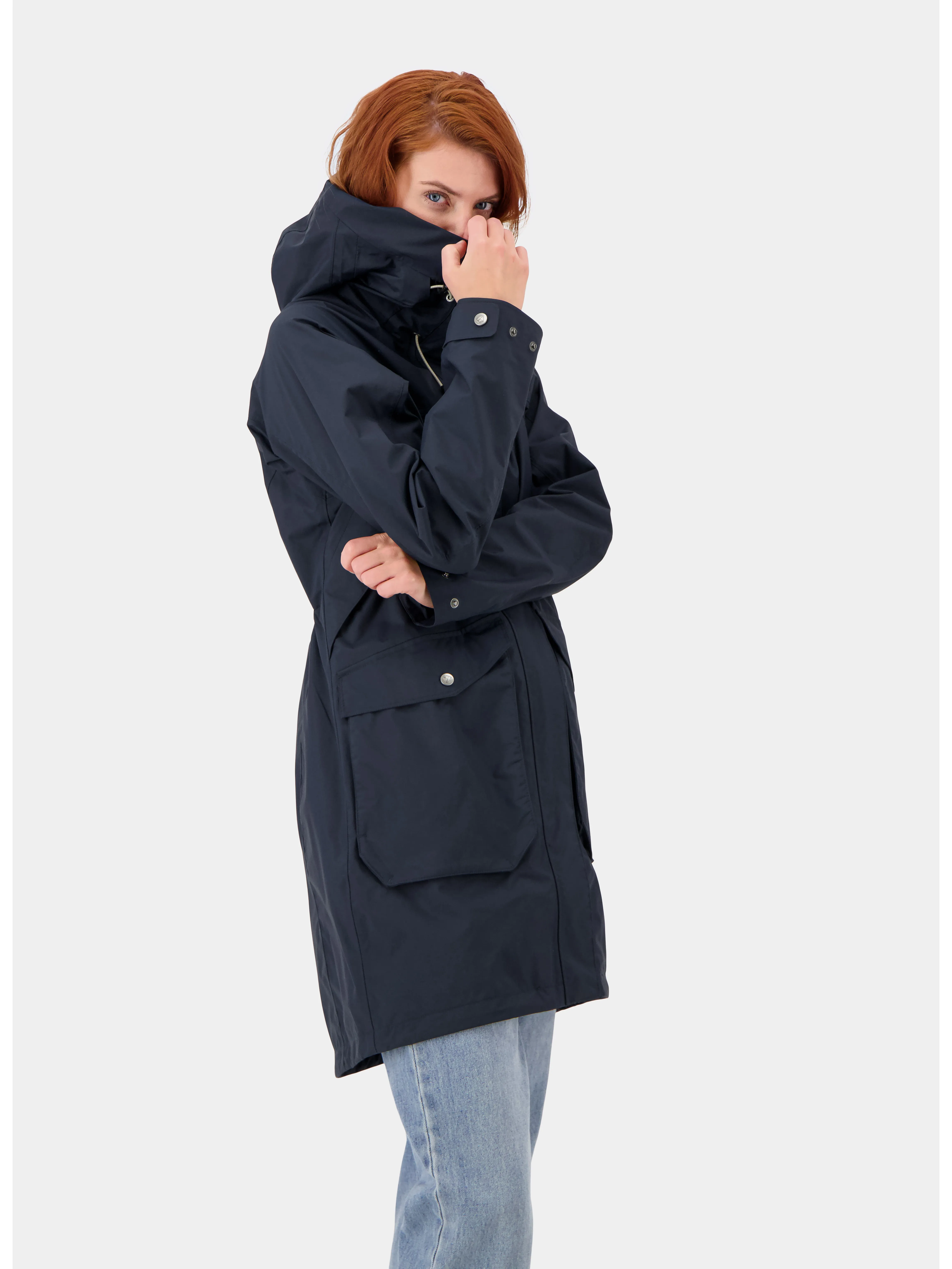 Didriksons Women&#x27;s Thelma Parka 9 Dark Night Blue | Buy Didriksons Women&#x27;s Thelma Parka 9 Dark Night Blue here | Outnorth