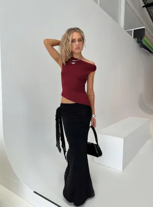 Dohert Maxi Skirt Black