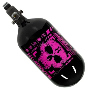 Doom - Extra Lite Carbon Fiber Tank - Standard Reg - 68ci / 4500psi  - Black/ Neon Pink