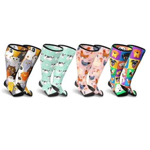 Farmers Diabetic Compression Socks Bundle 4 Pack