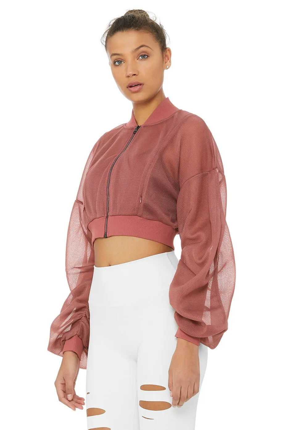 Field Crop Jacket - Rosewood