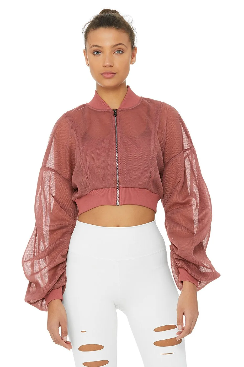 Field Crop Jacket - Rosewood