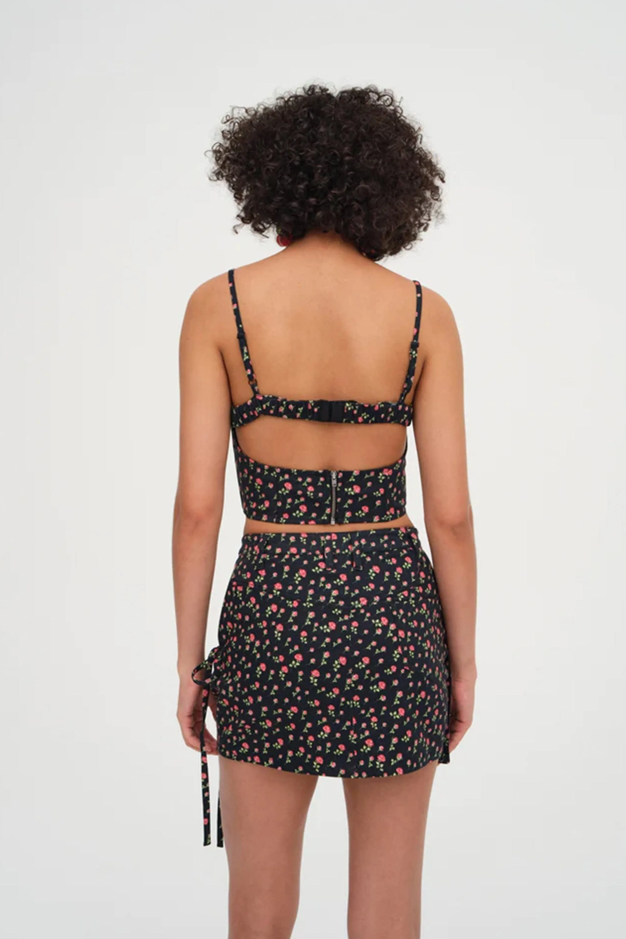 FOR LOVE & LEMONS | Camille Top - Black