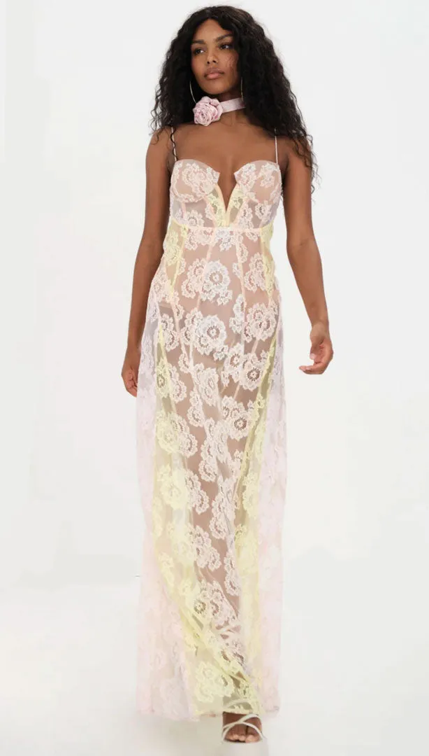 For Love and Lemons Blossom Maxi Festival Dress