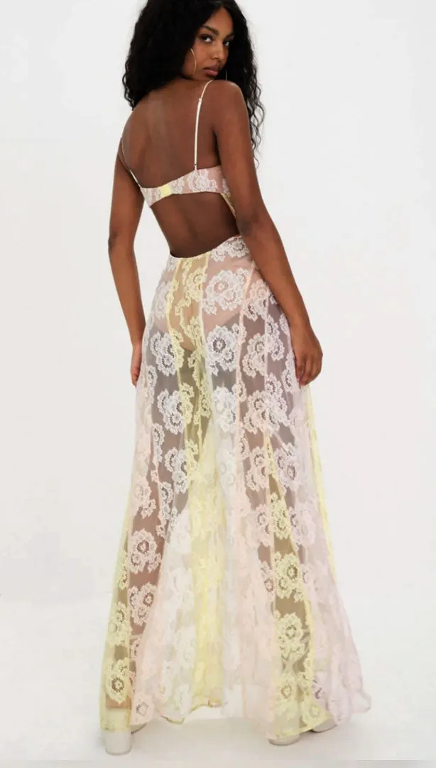 For Love and Lemons Blossom Maxi Festival Dress