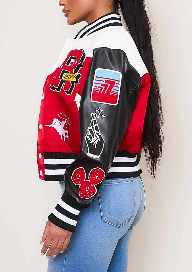 Get Lucky Varsity Jacket
