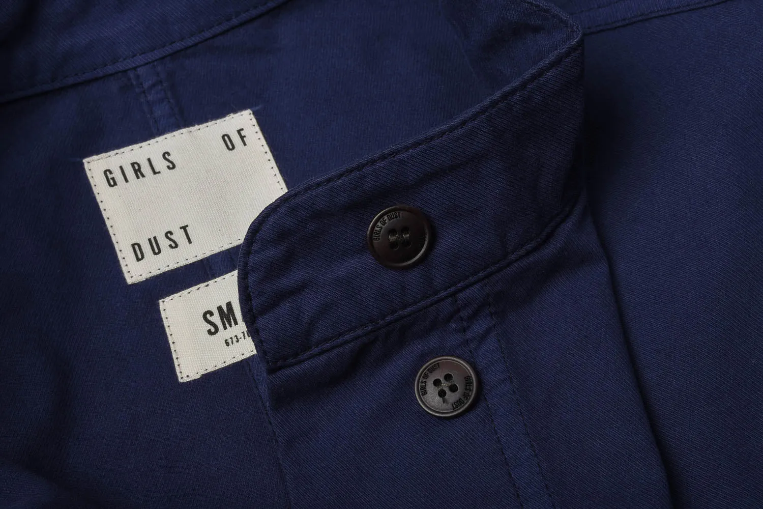 GIRLS OF DUST PARKA DRESS - INDIGO