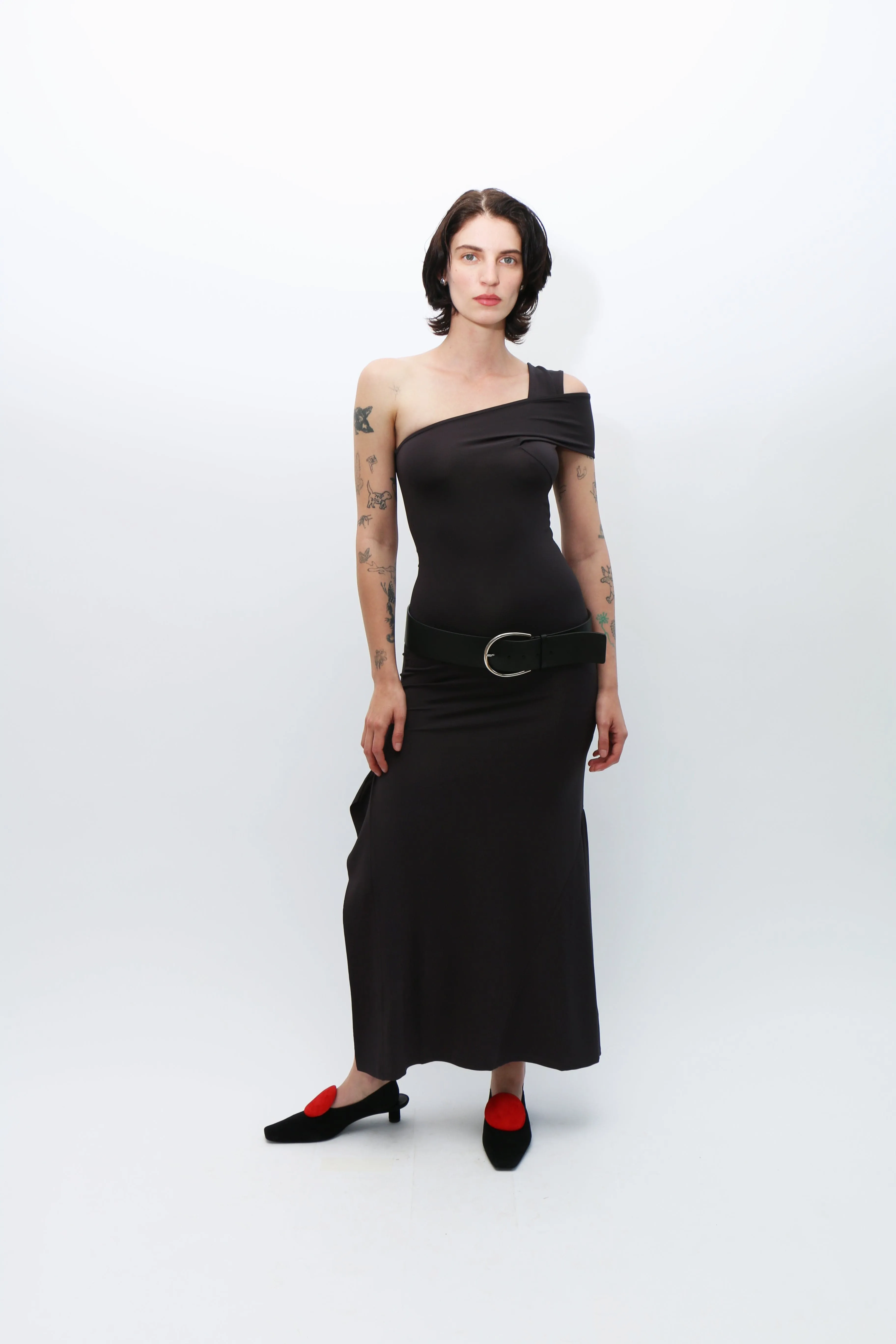 Grey Long Howa Dress