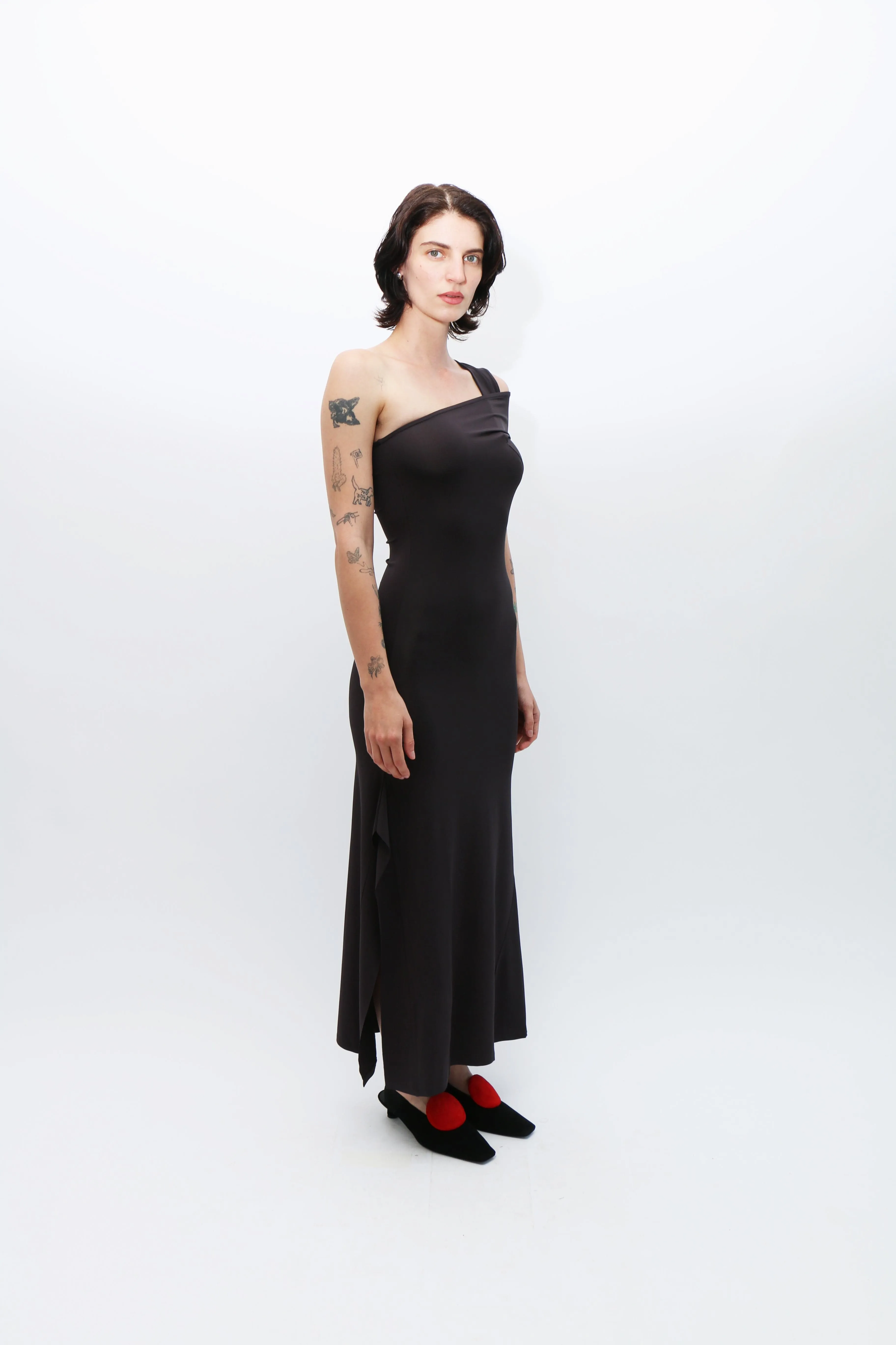 Grey Long Howa Dress