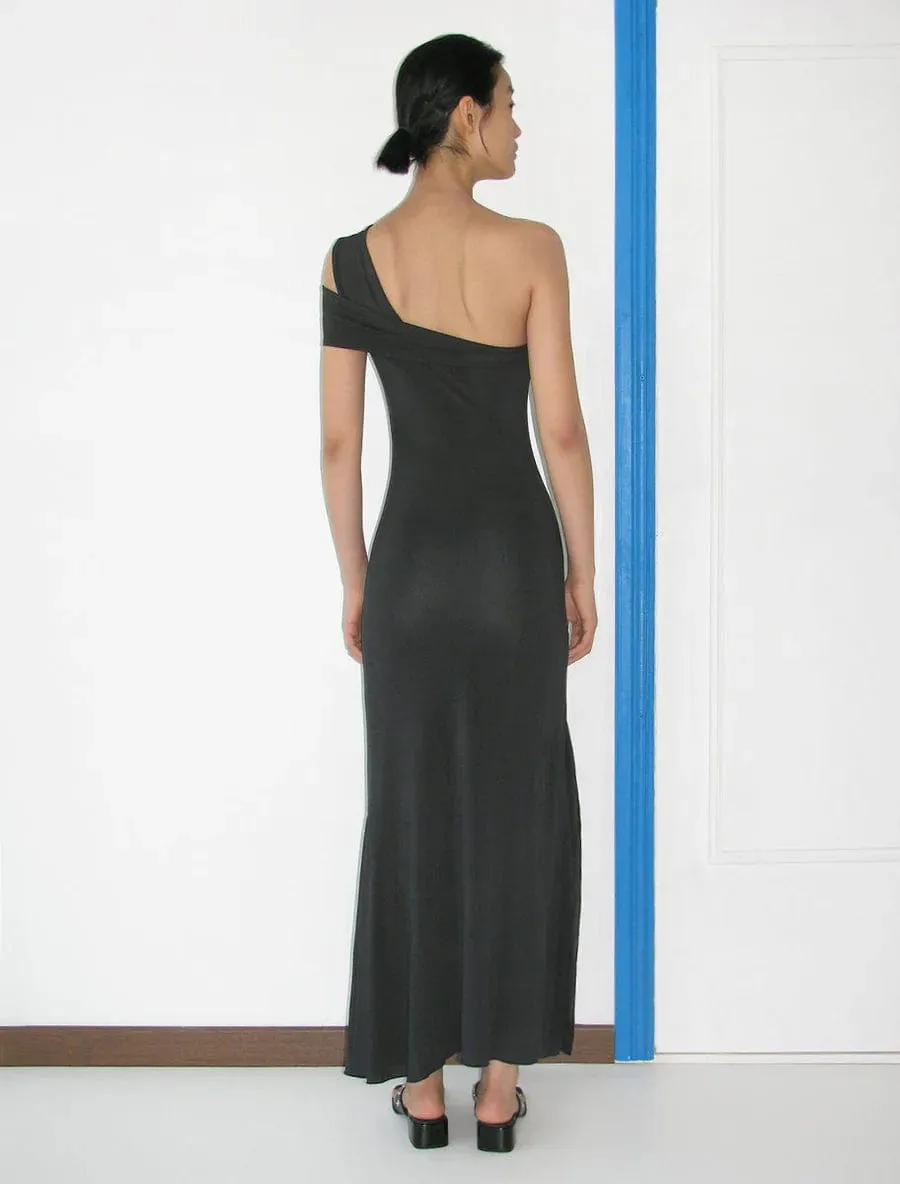 Grey Long Howa Dress