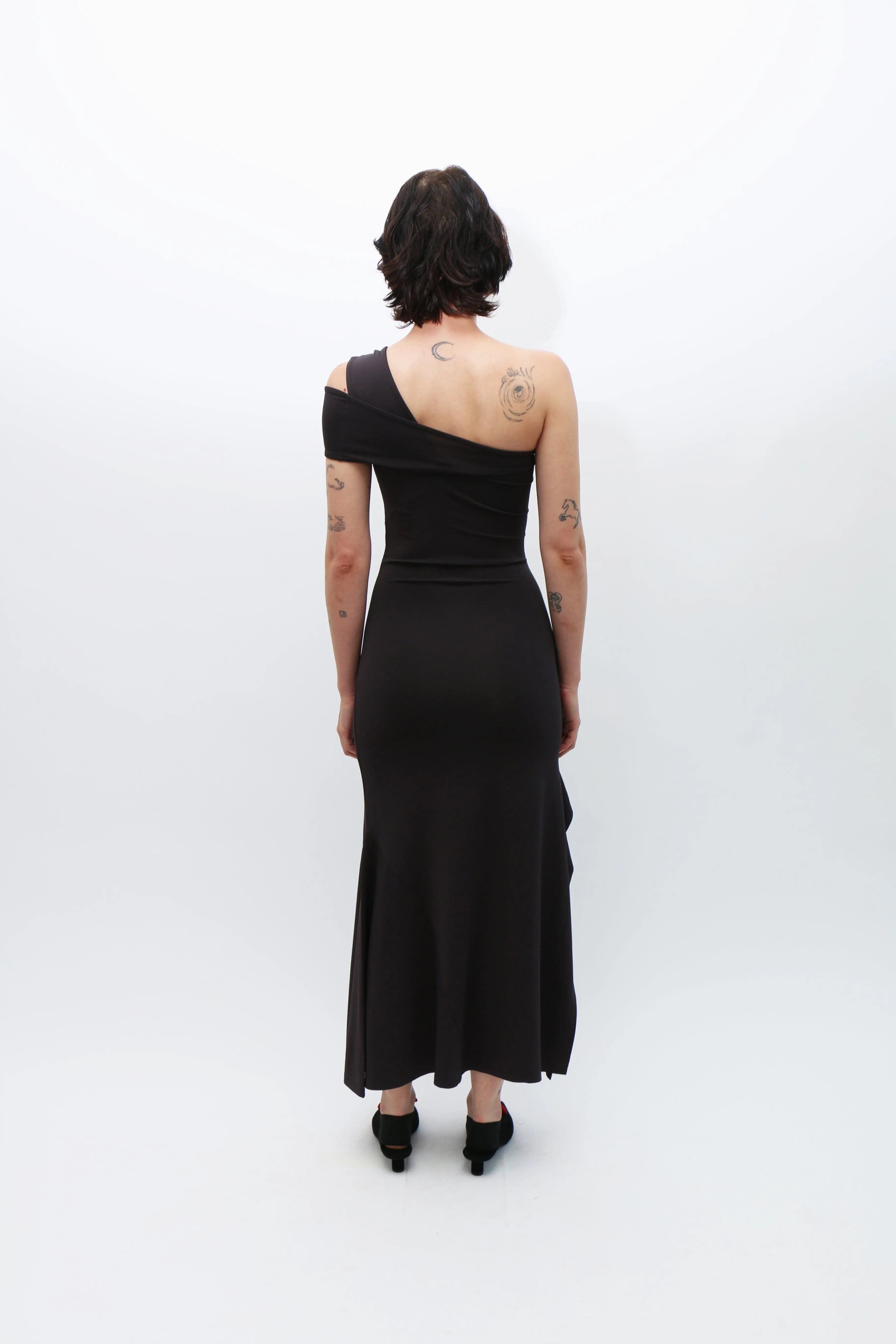 Grey Long Howa Dress
