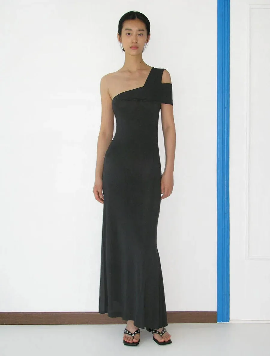Grey Long Howa Dress