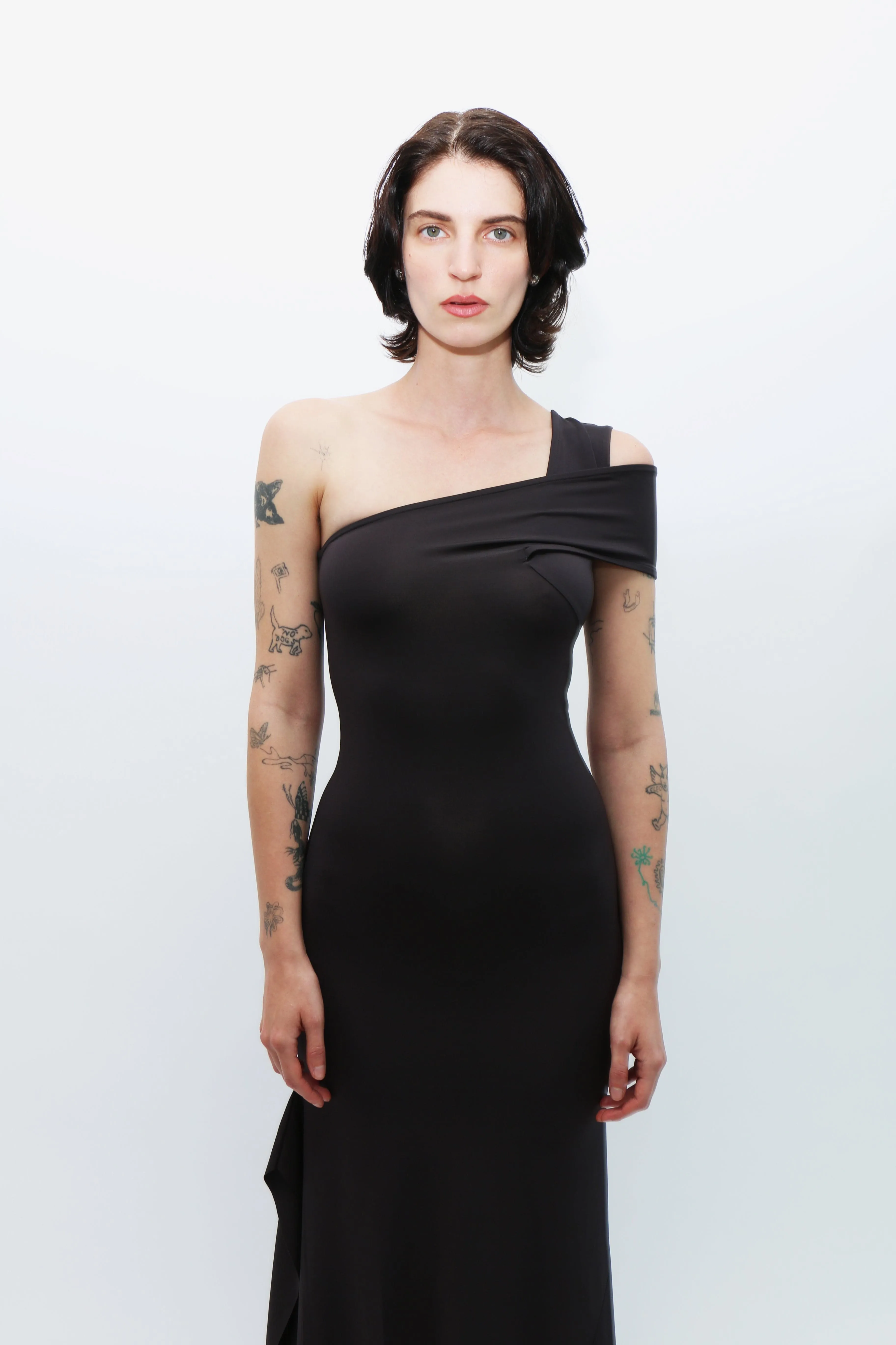 Grey Long Howa Dress