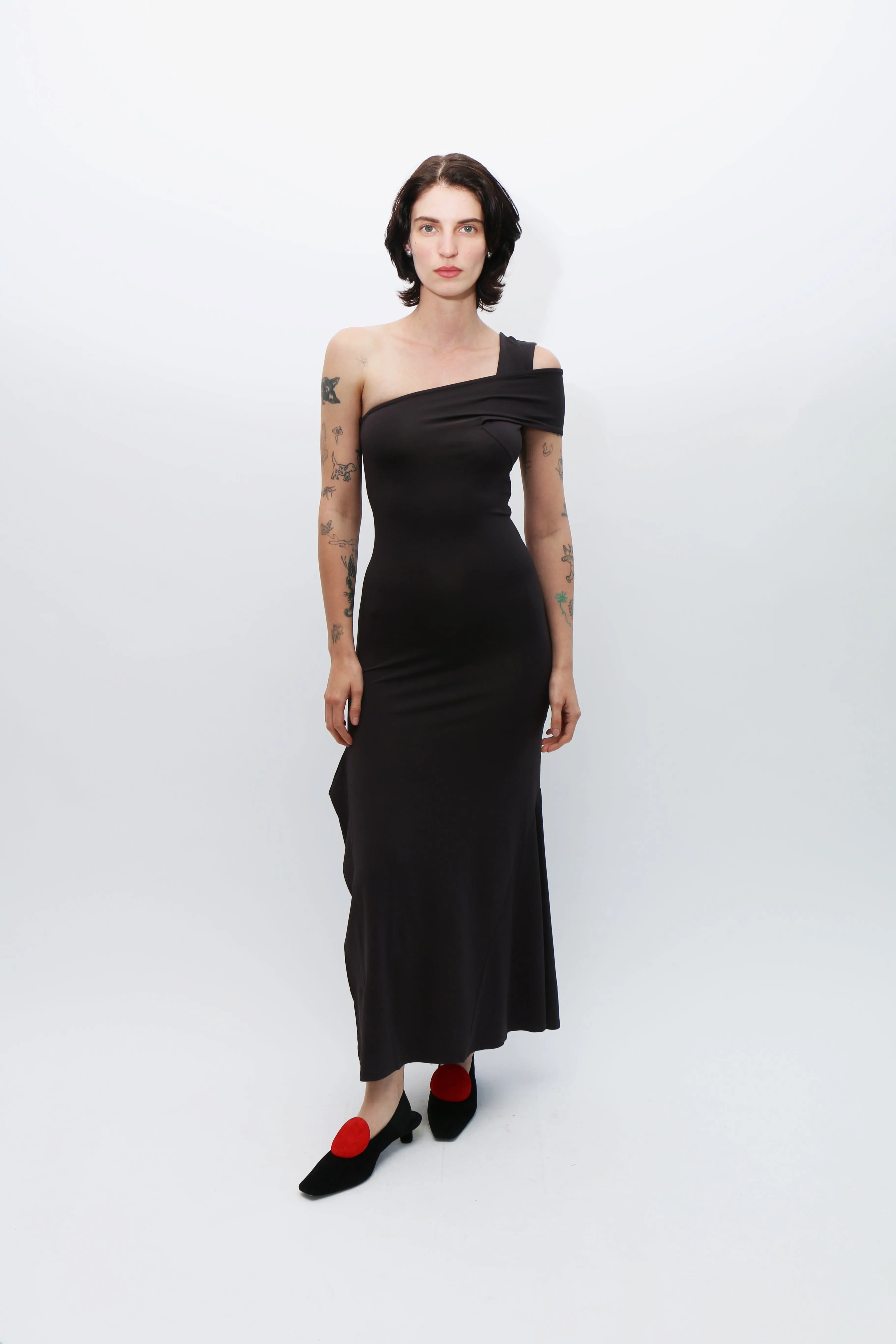 Grey Long Howa Dress