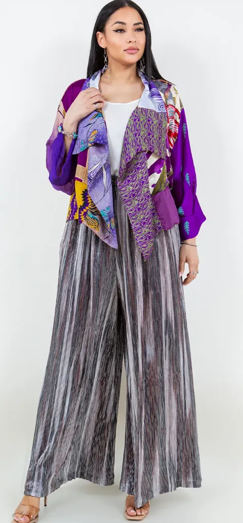Groove Queen Hippie Chic Nothing-Matches Flirty Fashionista Jacket Sml-2x