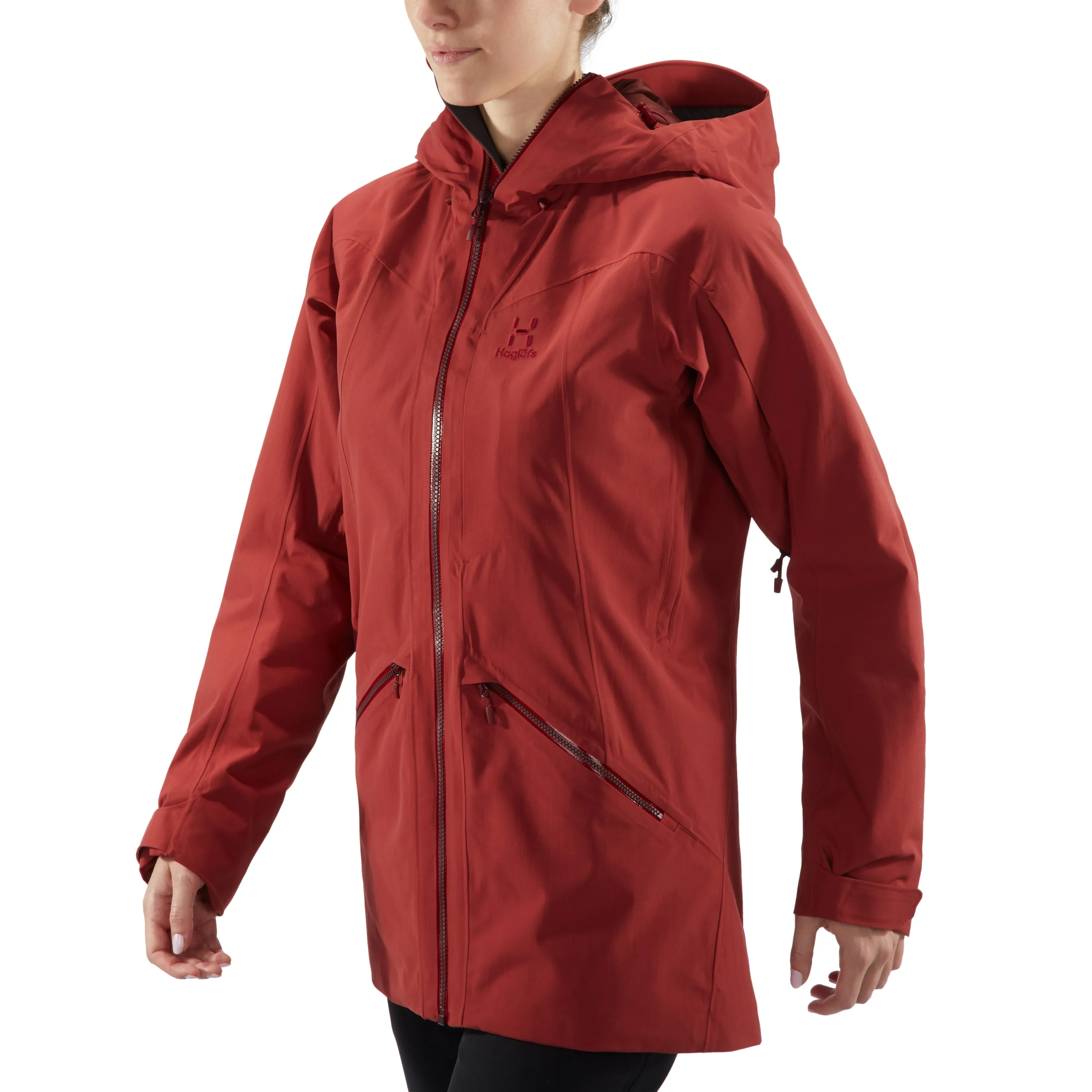 Haglöfs Niva Insulated Parka Women Brick Red | Buy Haglöfs Niva Insulated Parka Women Brick Red here | Outnorth
