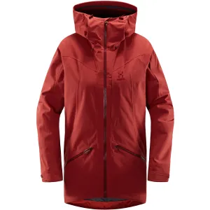 Haglöfs Niva Insulated Parka Women Brick Red | Buy Haglöfs Niva Insulated Parka Women Brick Red here | Outnorth